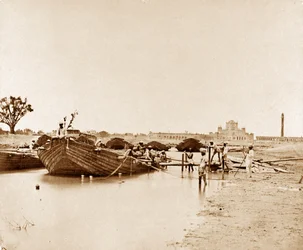 Ponte di Barche sul Gomptee, Lucknow